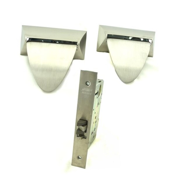Corbin Russwin Sngl Cylinder Classroom Mortise Lock with Specialty Hospital Paddle Trim Less Cylinder Satin Stainle ML2055HPSK630LC - main